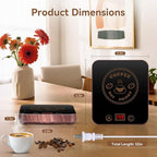 Coffee Mug Warmer for Desk with Auto Shutoff, Coffee Cup Warmer for Desk Auto Shut Off with 3 Temp. Settings & 1-12H Timer (Valentines Day Coffee Gifts)