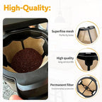 Coffee Filter Replacement for Ninja Coffee Maker - Cone Reusable Permanent Coffee Filter Compatible with Ninja Coffee Machine CM300 CM305 CM360 CM371 CM401, Replacement Parts for Ninja Coffee Maker