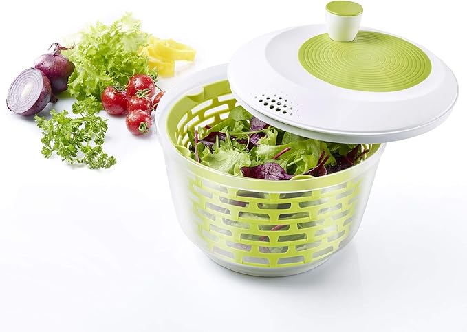 Westmark Spinderella Salad Spinner, 4.4 L, Apple Green, in Retail Box