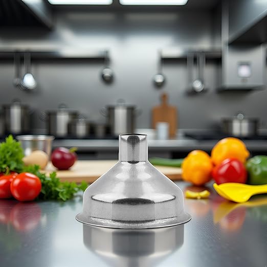 1Pc Silver Mini Funnel Cup Stainless Steel Funnel Filler Bottle Filling Filling Tool Professional Process Kitchen Utensils Specialty Tools and Gadgets