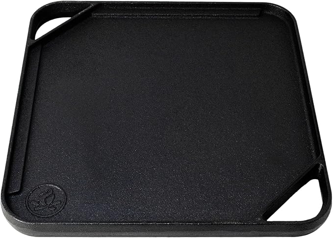 10.5 inch Single-Burner Reversible Cast Iron Grill/Griddle