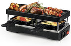 2-Person Raclette Table Grill - Indoor Non-stick Electric Grill Griddle - Series Connection Contact Grill up to 4 Grills, 2 Paddles Included, 2 Packs, BC-02