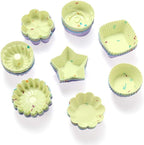 46PCS Silicone Bakeware Set Cake Molds Set For Baking, Including Baking Pan, Cake Mold, Cake Pan, Toast Mold, Muffin Pan, Donut Pan, And Cupcake Mold Silicone Baking Cups Set