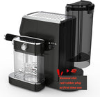 MAttinata Cappuccino Machine 20 Bar, Professional Espresso Machines for Home and Office with Automatic Milk Frothering System, Barista Compact Latte Maker for Coffee Lovers, Stainless Steel-Black
