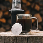 AeroPress Coffee Maker White Paper Micro-Filters, Compostable Coffee Filters Made From White, Chlorine-Free Paper, Fits Standard Size AeroPress Manual Coffee Makers, 350 Count