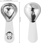VRUIFA Tablespoon Measuring Spoon, Stainless Steel Coffee Scoop for Ground Coffee, Suger, Bean, Tea, Flour, Short Handle Fits inside Airscape Canisters(30ML*2)