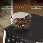 Kndko Espresso Machine, 20Bar Italian Pump & Commercial Steam Wand for Barista-Quality Coffee | Easy to Use with PID Control & Guided Tutorial | All-in-One Kit, Compact Stainless Steel Design