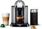 Nespresso Vertuo Coffee and Espresso Maker by Breville Aeroccino, Chrome