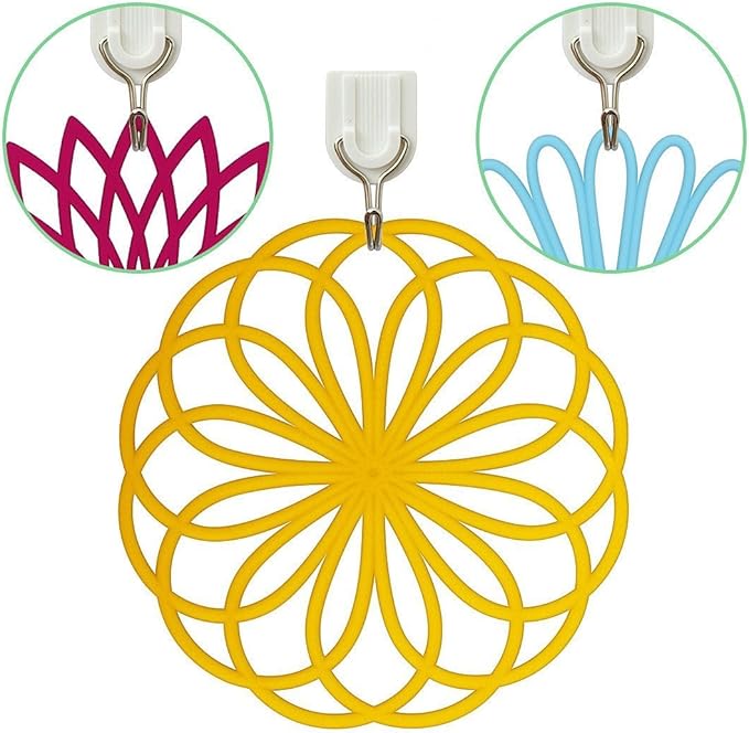 ME.FAN Silicone Trivet Mat - Kitchen Hot Pads for Pots & Dish - Insulated Teapot Trivet - Flexible, Durable, Non-Slip Large Coasters 3 Set Desert Sage