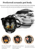 Smart Automatic Chinese Herbal Pot, Herbal Medicine Cooker, Chinese Medicine Cooking Pot, 3 Preset Modes (Decoct/Soup/Tea), with Keep Warm, for TCM Lovers 4L