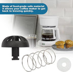 Showingo Coffee Replacement Brew Basket Spring Loaded Stopper Kits Compatible with Mr. Coffee 112435-000-000 185774-000-000 Hamilton 990117900 990237500 Coffee Machine Accessory（2 packs)