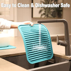 Joyhalo Silicone Trivet Mats Pot Holder Hot Pads Plate Holder Gripper Pad Garlic Peeler Drying Mat Coasters