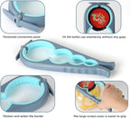 Bottle Opener for Arthritic Hand,Jar Opener for Old People, Children, Women, Those with Weak Hands,Multifunctional Kitchen Gadgets (04-Blue)