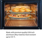 Beasea 14 Inch Pizza Crisper Pan, Aluminum Alloy Pizza Baking Tray with Holes for Home & Restaurant