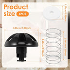 4 Pcs Efficient Coffee Replacements Brew Basket Spring Loaded Stopper Kit, Easy to Install Coffee Machine Accessory for 185774-000-000 112435-000-000