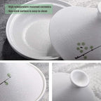 Japanese Cuisine Tangine Ceramic Tagine Pot Hotels Restaurants Hand-Painted Tajine with Lid Stew for Dishwasher Oven