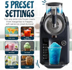 Slushie Machine for Home, No Ice Needed Professional Frozen Drink Maker & Soft-Serve Ice Cream Machine- 1.8 L Capacity Slushy Machine for Margaritas, Daiquiris, Juices, Cocktails, Frappes & More