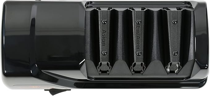 Chef’s Choice Professional Electric Knife Sharpeners AngleSelect for 15- and 20-Degree Straight-Edge and Serrated Knives with Diamond Abrasives & Precision Angle Control, 2-Stage, Black