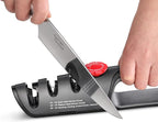 Cangshan 1026108 3-Stage Adjustable 14-24 Degree Professional Knife + Scissor Sharpener Black