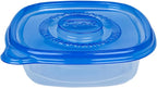Glad GladWare Entree Food Storage Containers with Lids, Medium Square BPA Free Plastic for Meal Prep and Lunches, Lock Tight Seal, Microwave and Dishwasher Safe, 25 Oz, 5 Count - 6 Pack
