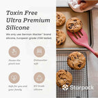 Starpack 'Stir & Serve' Silicone Cooking Utensils Set (5 Pcs) - 10.5" - Kitchen Utensil Set Heat Resistant to 600°F - Kitchen Utensils for Nonstick Cookware - Silicone Utensil Set for Mixing & Cooking