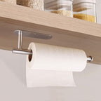 Paper Towel Holders for Kitchen,Paper Towels Bulk- Self-Adhesive Under Cabinet,Both Available in Adhesive and Screws,Stainless Steel