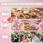 Pink Rice Cooker, Smart Rice Cooker 8 Cup With Delay Preset Timer And Auto Thermostat, Gifts Keep Warm For Brown Rice, Yogurt, Cake, Tomato Soup