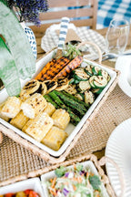 Mud Pie Hyacinth Basket Set, small baker 7" x 11" | large baker 13" x 18 1/2"
