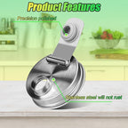 Mason Jar Pour Spout Lid Stainless Steel, Regular Mouth Pour Spout Flip Cap Lids for Mason Jars, Anticracking Leak Proof Seal Cover Airtight for Drinking Salad Dressing & Food Storing(4PCS)