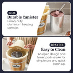 Elite Gourmet Maxi-Matic EIM-924L 4 quart Old Fashioned Electric Ice Cream Maker, Pine Bucket