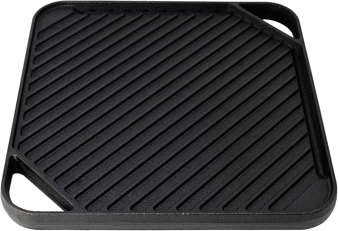 10.5 inch Single-Burner Reversible Cast Iron Grill/Griddle