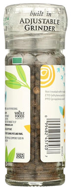 365 by Whole Foods Market, Black Peppercorn Grinder, 1.55 Ounce