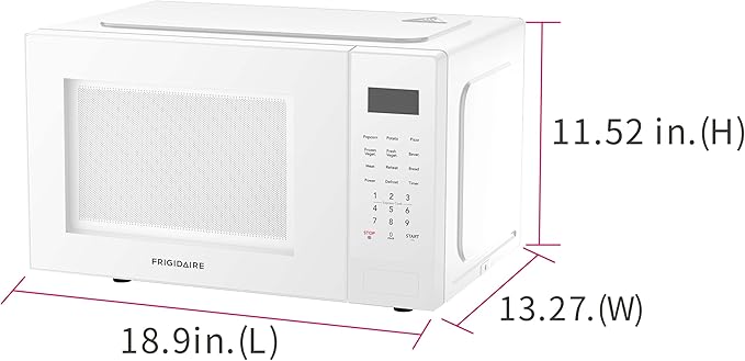 FRIGIDAIRE EM0953WHTE White Microwave, 9 cu. ft