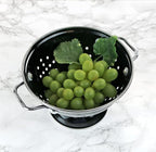 Calypso Basics by Reston Lloyd Powder Coated Enameled Colander, 1 Quart, Black