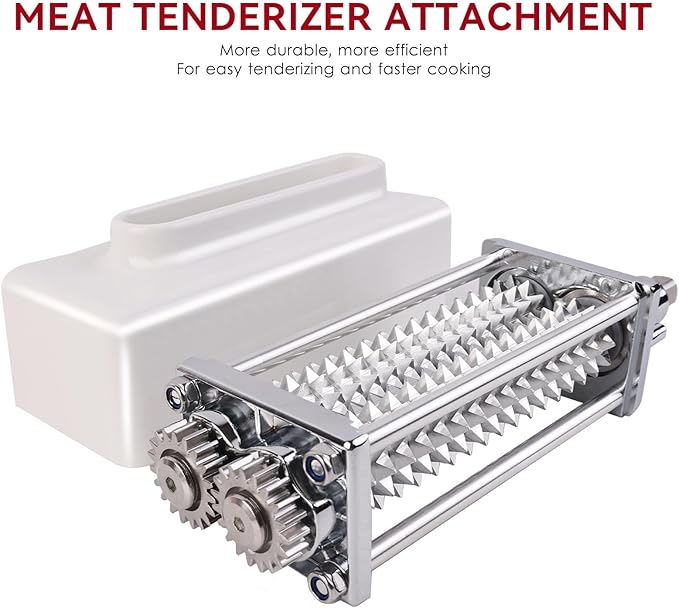 Meat Tenderizer Attachments for KitchenAid Stand Mixers, Accessories and Attachhments for Kitchen Aid with Sturdy Stainless Steel Gears Accessories