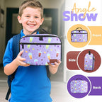 Lunch Box Kids, Insulated Lunch Bag for Women Men, Cooler Reusable Cute Lunch Containers for Boy & Girls, Adults Leak Proof Large Lunch Tote Bags for School, Work, Travel, Picnic Outdoor and Beach