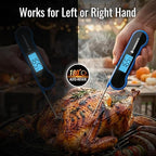 0.5 Sec Instant Read Meat Thermometer Digital with ±0.5℉ Precision, Food Thermometer for Cooking Kitchen Gadgets, Oven Grill Candy BBQ Essentials Accessories, Gifts for Him Dad Men Birthday, Blue