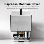 Espresso Machine Dust Cover for Ninja Luxe Café Pro Series ES701/ES601CY/ES601GM Drip Coffee Maker, Luxe Café Machine Lid,Heavy Duty Waterproof Antistatic Nylon Covers Case (Silver)