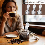3 Pcs Coffee Scoop,1 Tbsp Stainless Steel Measuring Spoon,Tablespoon,Short Handle,Laser Engraved Mark,Drop Resistant,Spoons for Tea,Sugar,Flour or Coffe