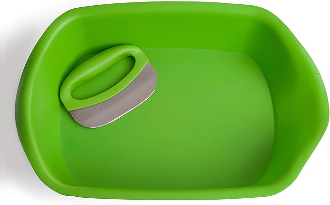Salad Chopper Set with Mezzaluna Knife and Chopping Tray by messless … (Chopping Set (Knife + Tray))