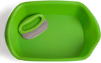 Salad Chopper Set with Mezzaluna Knife and Chopping Tray by messless … (Chopping Set (Knife + Tray))