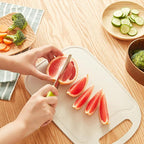 3 Pack Small Cutting Board for Kitchen Wheat Straw Plastic Cute Mini Kids Cutting Boards Fruit Mats