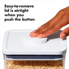 OXO Good Grips POP Container - 4.4 Qt/4.2 L,Airtight Food Storage Containers,(Pack of 4)