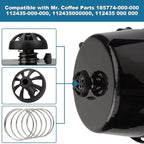 Showingo Coffee Replacement Brew Basket Spring Loaded Stopper Kits Compatible with Mr. Coffee 112435-000-000 185774-000-000 Hamilton 990117900 990237500 Coffee Machine Accessory（2 packs)