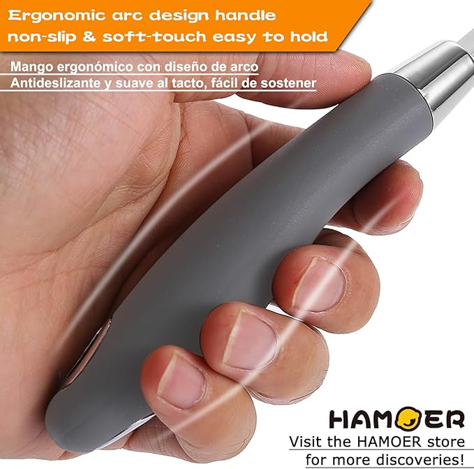 Lemon Citrus Zester Tool Cheese Grater for kitchenaid-Multipurpose grooved channel knife scraper,Stainless steel blade and ergonomically designed curved handle