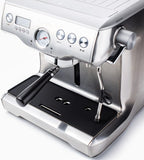 CREMA Coffee Products 58mm Bottomless Naked Portafilter | Compatible with 58mm Breville Machines | Includes Double Shot Filter Basket | Matte Black