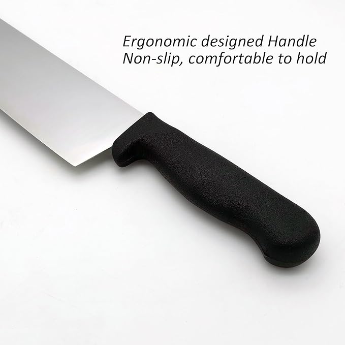 Cheese Knife 16.5 Inch - MATTSTONE HILL Large Cheese Knife With Double Handles, Cheese Cutter, Polypropylene Handle, Black