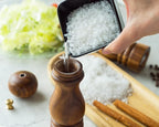 BILL.F Salt and Pepper Grinder Pepper Mill Grinder Pepper Grinders Salt Mill Set of 2 with Adjustable Ceramic Rotor 7 Inch