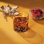 Large Confetti DOF Glasses – Set of 2-11oz Luxury Hand Blown Confetti Whiskey, Margarita, Martini, Cocktails, Water, Wine, Dessert & Champagne Glasses Cinco de Mayo, Hand Blown - Mexican Water Glass