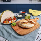 CRIMPiT Large Tortilla Sealer - For 10-12” Flour Tortillas | Make Sealed Tacos, Quesadillas, Burritos & More | Mess-Free Meals in Seconds | BPA-Free, Dishwasher Safe | Made in UK & USA
